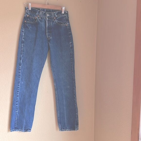 Vintage Levi’s 501 Jeans USA for Women 27 - Picture 1 of 11